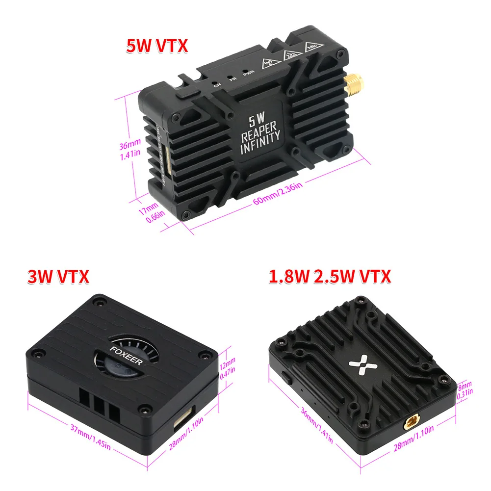 Foxeer Reaper Extreme V2 5.8G  - Foxeer Reaper Extreme 2.5W Vtx recensione e prezzo